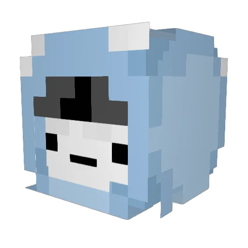 zube9991 Minecraft avatar head, 3D render