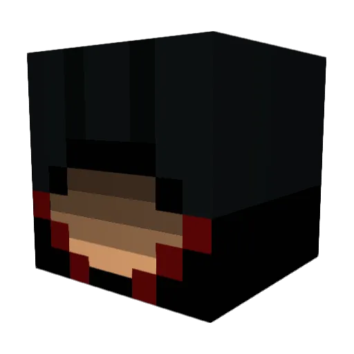zuboxz Minecraft avatar head, 3D render