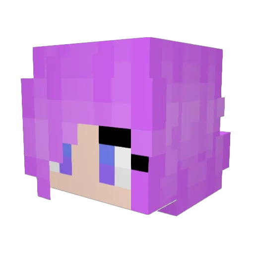 zubrienka Minecraft avatar head, 3D render