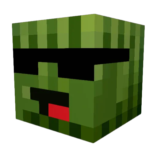 zubyyyyy Minecraft avatar head, 3D render