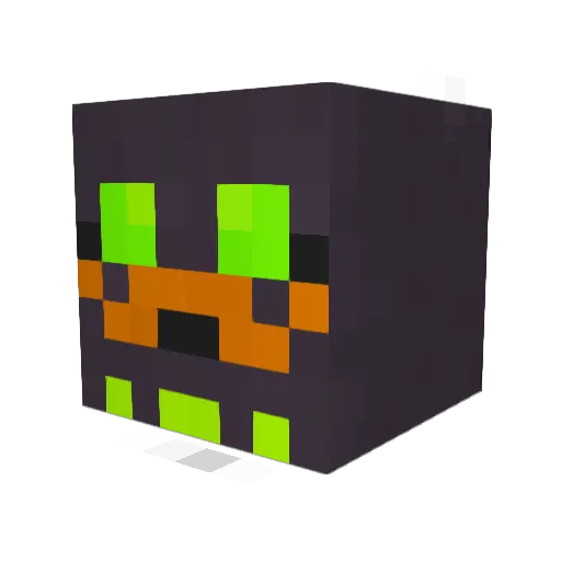 zubzub Minecraft avatar head, 3D render