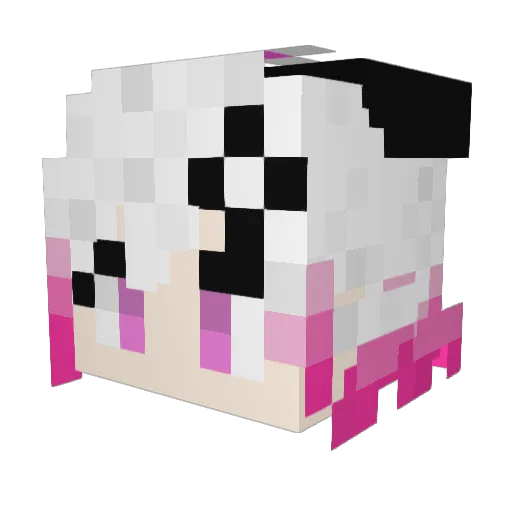 zucca1321 Minecraft avatar head, 3D render