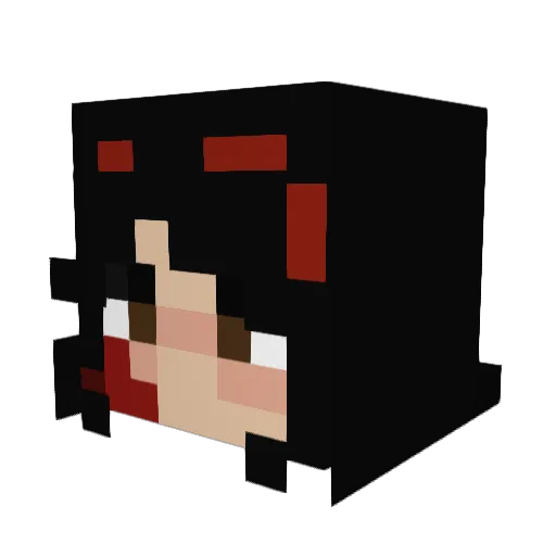 zucyspam Minecraft avatar head, 3D render