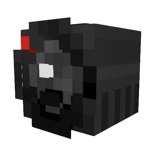 zudoodlez Minecraft avatar head, 3D render