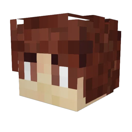 zueqstickles Minecraft avatar head, 3D render