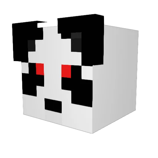 zues511 Minecraft avatar head, 3D render