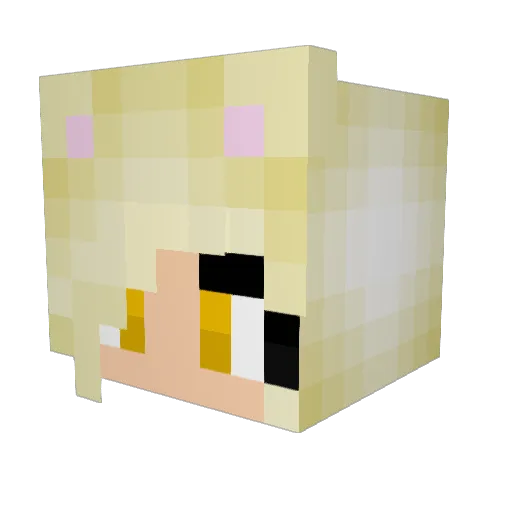 zuessdragon Minecraft avatar head, 3D render