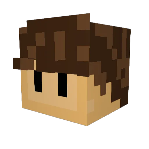 zuffix1 Minecraft avatar head, 3D render