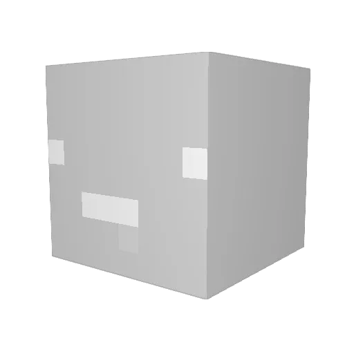 zugajboss Minecraft avatar head, 3D render