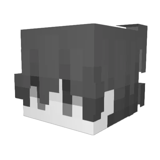 zuiaigck Minecraft avatar head, 3D render