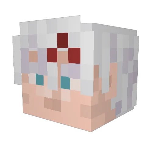zuimarv Minecraft avatar head, 3D render