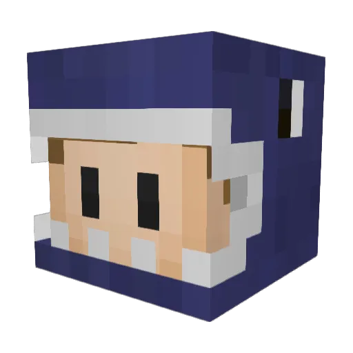 zuko279 Minecraft avatar head, 3D render