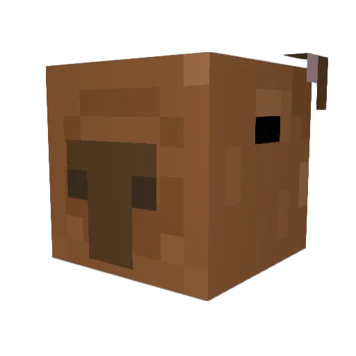 zul_a Minecraft avatar head, 3D render