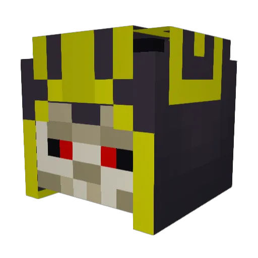 zuljin11 Minecraft avatar head, 3D render