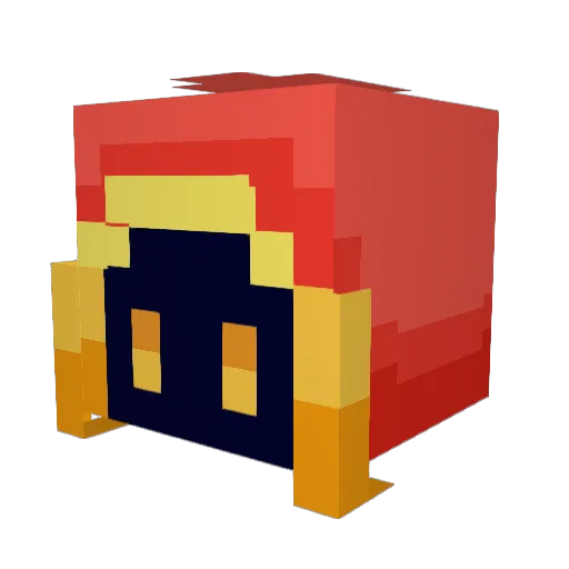 zulogz Minecraft avatar head, 3D render