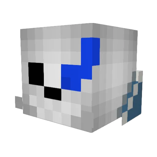 zultz Minecraft avatar head, 3D render