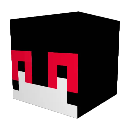 zuluboo Minecraft avatar head, 3D render