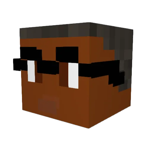 zumbee11 Minecraft avatar head, 3D render