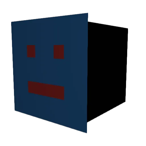 zuocki Minecraft avatar head, 3D render