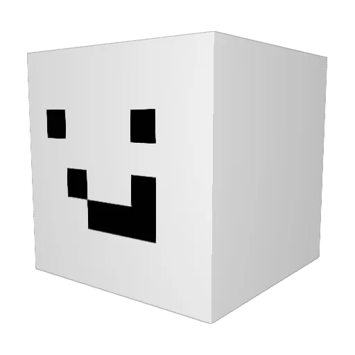 zuoo Minecraft avatar head, 3D render