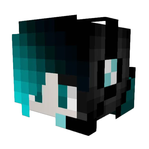 zupperi1 Minecraft avatar head, 3D render
