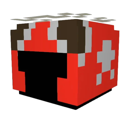 zuras_ Minecraft avatar head, 3D render