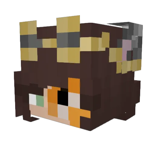 zurelia Minecraft avatar head, 3D render