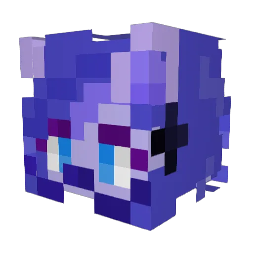 zurenea Minecraft avatar head, 3D render