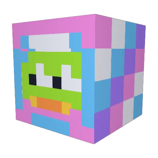 zuruh74451 Minecraft avatar head, 3D render