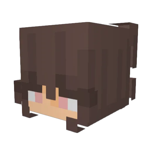 zushi0 Minecraft avatar head, 3D render