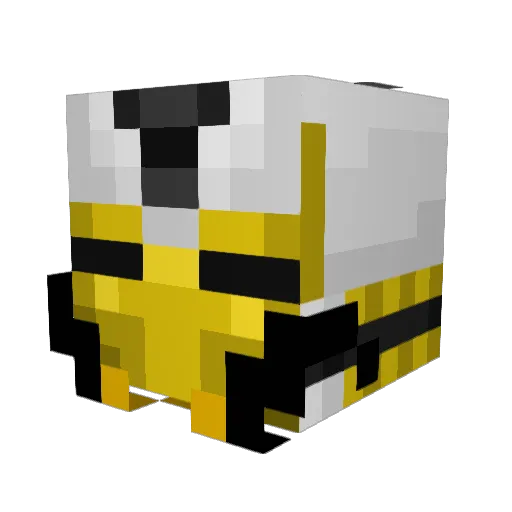 zushifer Minecraft avatar head, 3D render