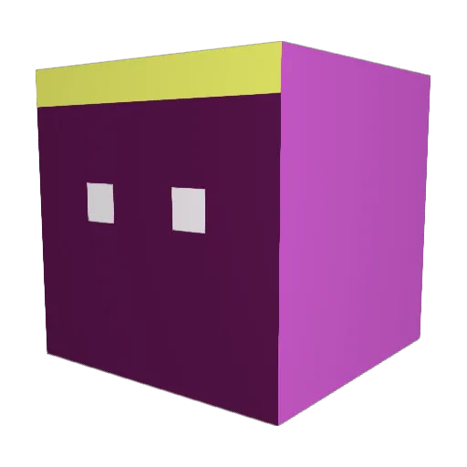 zutel1s Minecraft avatar head, 3D render
