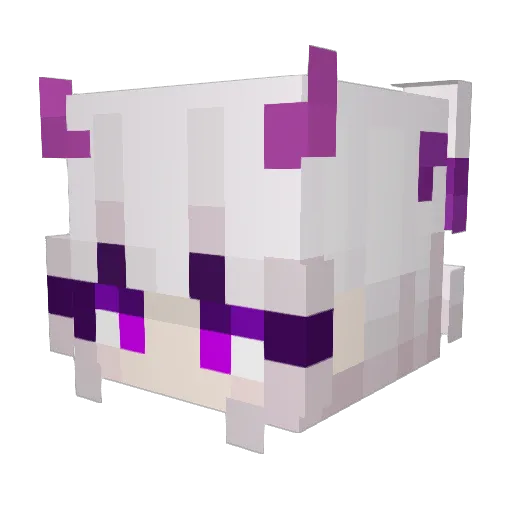 zuu3928 Minecraft avatar head, 3D render