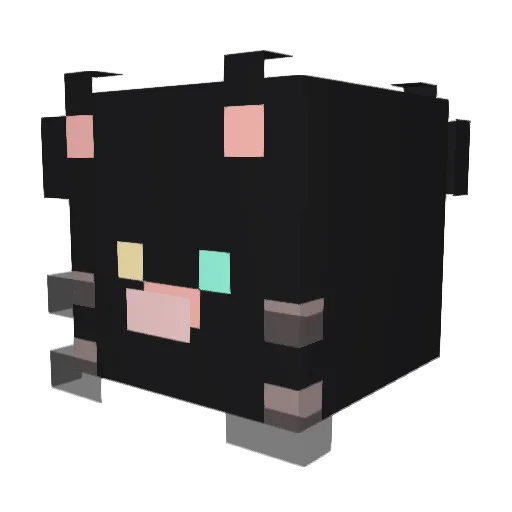 zuudy Minecraft avatar head, 3D render