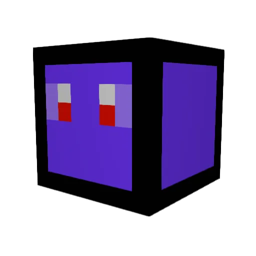 zuuxi_ Minecraft avatar head, 3D render