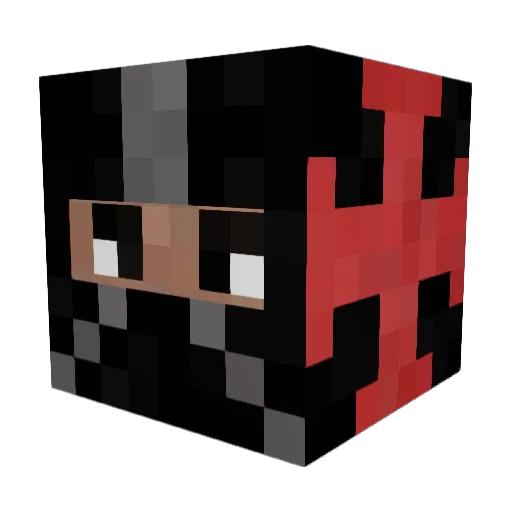 zuuzuu123 Minecraft avatar head, 3D render