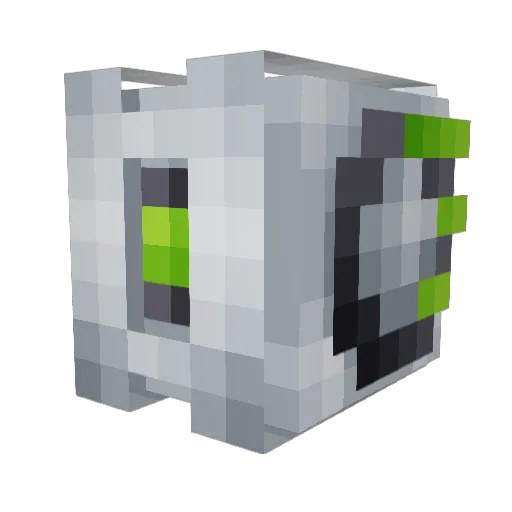 zuxx Minecraft avatar head, 3D render