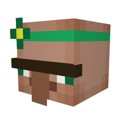 zuzanka420 Minecraft avatar head, 3D render