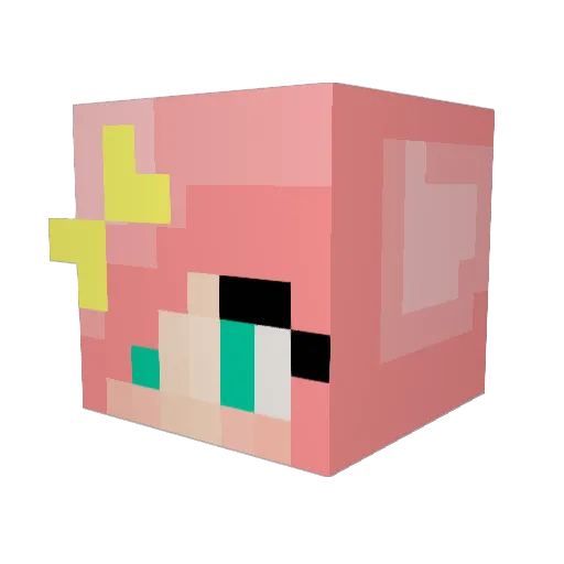 zuzankaa18 Minecraft avatar head, 3D render