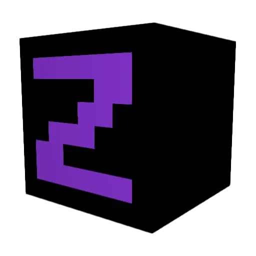 zuznux Minecraft avatar head, 3D render