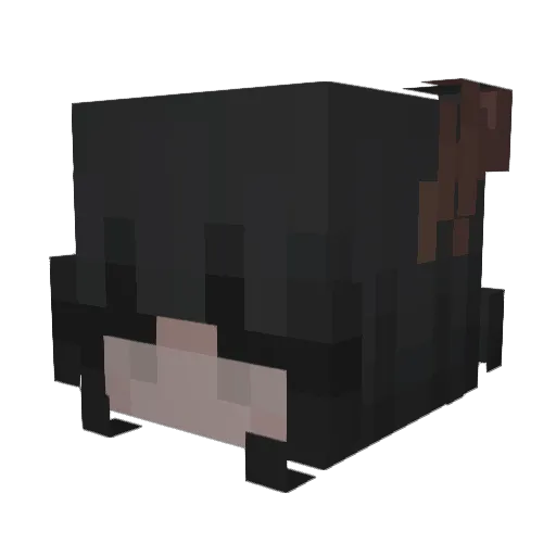 zuzu2014 Minecraft avatar head, 3D render