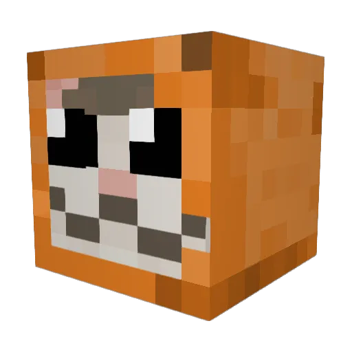 zvikos2 Minecraft avatar head, 3D render