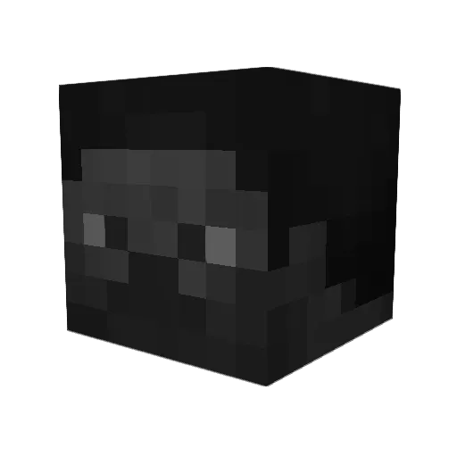 zvlwik Minecraft avatar head, 3D render