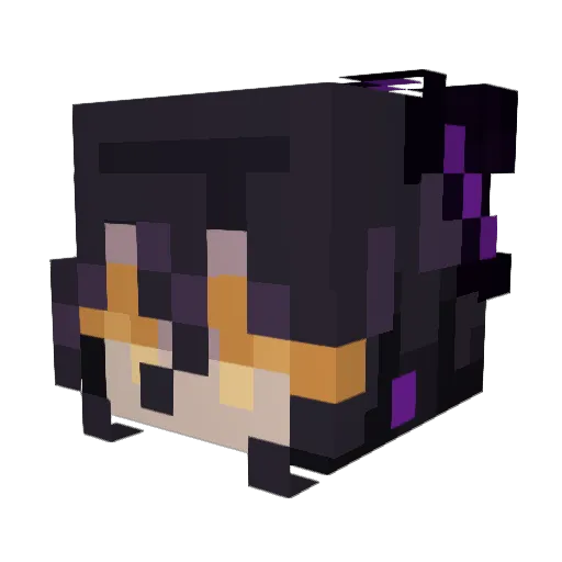 zvrbo Minecraft avatar head, 3D render