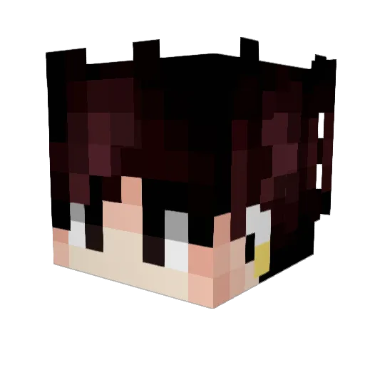 zvtk Minecraft avatar head, 3D render