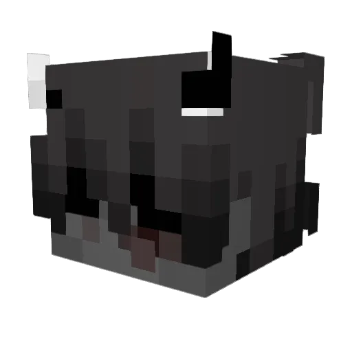 zvtroo Minecraft avatar head, 3D render