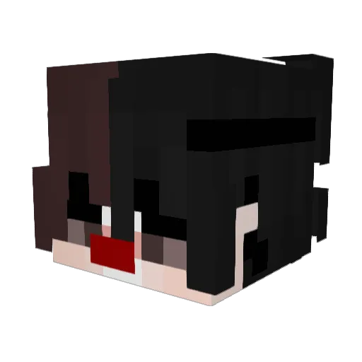 zvtx Minecraft avatar head, 3D render