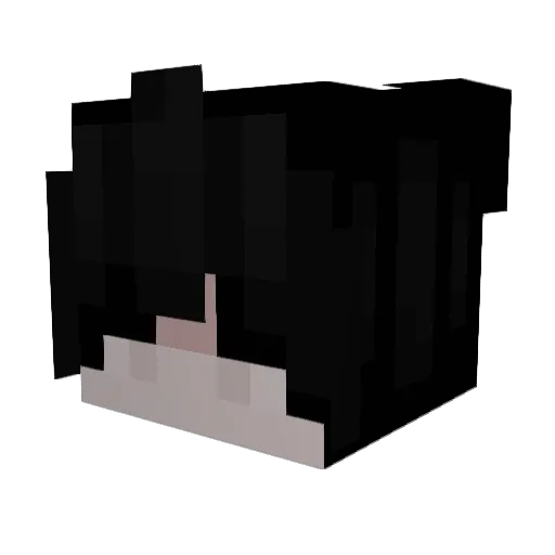 zvual Minecraft avatar head, 3D render
