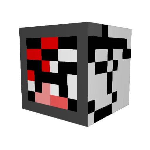 zwagley Minecraft avatar head, 3D render