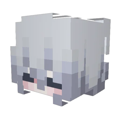 zwh37 Minecraft avatar head, 3D render